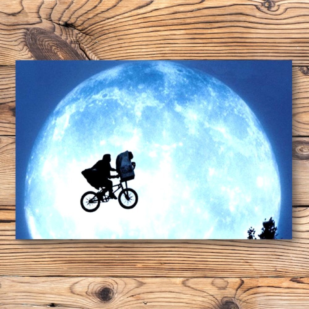E.T. The Extra-Terrestrial Movie Memorabilia Refrigerator Locker Fridge Magnet‎
